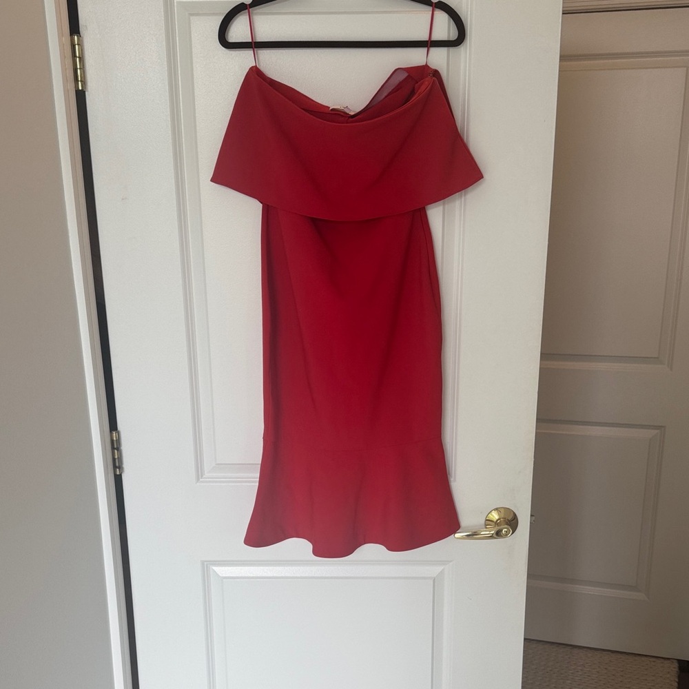 Likely Strapless Red Dress